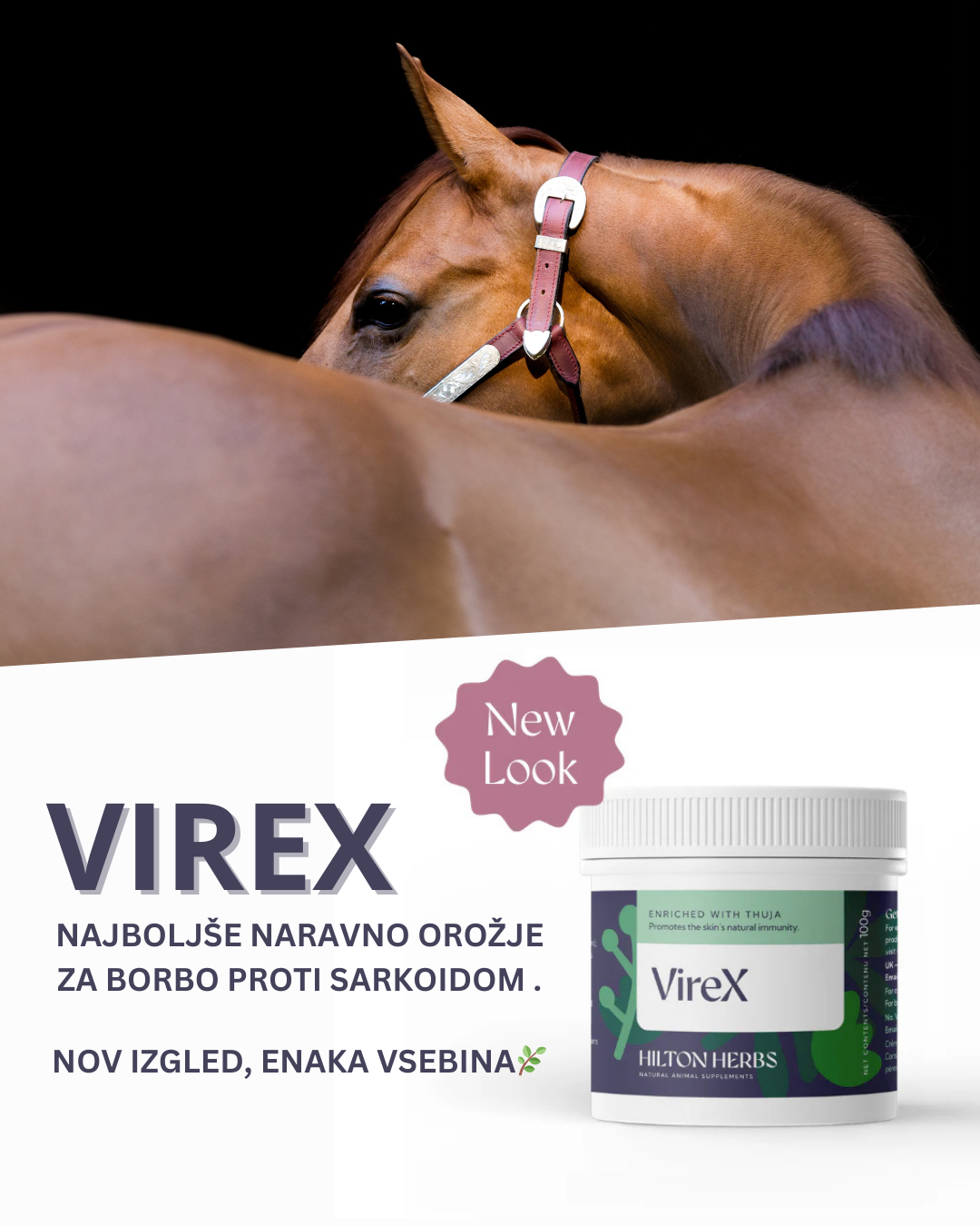 HILTON HERBS VireX krema 100g ali 250g