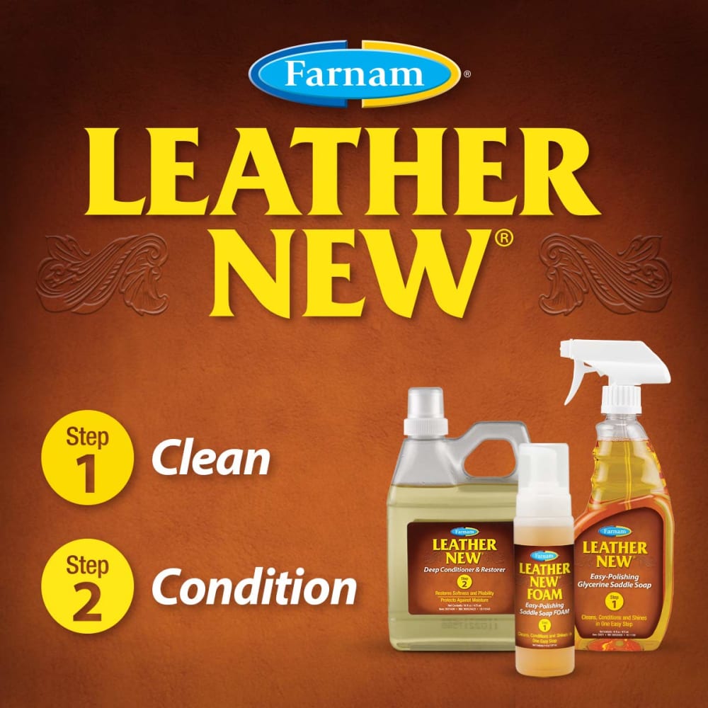 FARNAM GLICERINSKO MILO ZA ČIŠČENJE USNJA - Leather new Step 1